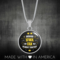 Load image into Gallery viewer, Designs by MyUtopia Shout Out:Diehard Iowa Fan In Enemy Territory Handcrafted Jewelry

