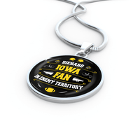 Load image into Gallery viewer, Designs by MyUtopia Shout Out:Diehard Iowa Fan in Enemy Territory Handmade Necklace
