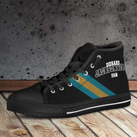 Load image into Gallery viewer, Designs by MyUtopia Shout Out:Diehard Jacksonville Fan Canvas High Top Shoes
