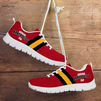 Load image into Gallery viewer, Designs by MyUtopia Shout Out:Diehard Kansas City Fan Running Shoes,Kid&#39;s / 11 CHILD (EU28) / Red/Gold,Running Shoes
