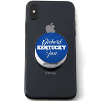 Load image into Gallery viewer, Designs by MyUtopia Shout Out:Diehard Kentucky Fan Hinged Pop-out Phone Grip and stand for Smartphones and Tablets - Blue
