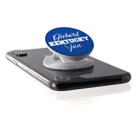 Load image into Gallery viewer, Designs by MyUtopia Shout Out:Diehard Kentucky Fan Hinged Pop-out Phone Grip and stand for Smartphones and Tablets - Blue
