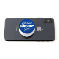 Load image into Gallery viewer, Designs by MyUtopia Shout Out:Diehard Kentucky Fan Hinged Pop-out Phone Grip and stand for Smartphones and Tablets - Blue
