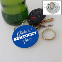 Load image into Gallery viewer, Designs by MyUtopia Shout Out:Diehard Kentucky Fan Magnetic Keychain Bottle Opener

