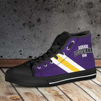 Load image into Gallery viewer, Designs by MyUtopia Shout Out:Diehard Louisiana Fan Canvas High Top Shoes

