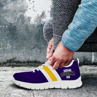 Load image into Gallery viewer, Designs by MyUtopia Shout Out:Diehard Louisiana Fan Running Shoes Purple / Gold
