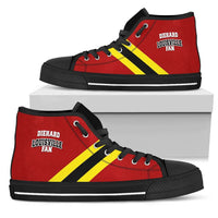 Load image into Gallery viewer, Designs by MyUtopia Shout Out:Diehard Louisville Fan Canvas High Top Shoes
