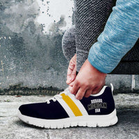 Load image into Gallery viewer, Designs by MyUtopia Shout Out:Diehard Michigan Fan Running Shoes Blue and Gold
