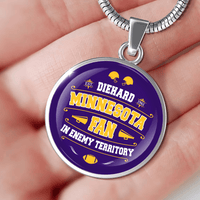 Load image into Gallery viewer, Designs by MyUtopia Shout Out:Diehard Minnesota Fan In Enemy Territory Handcrafted Jewelry
