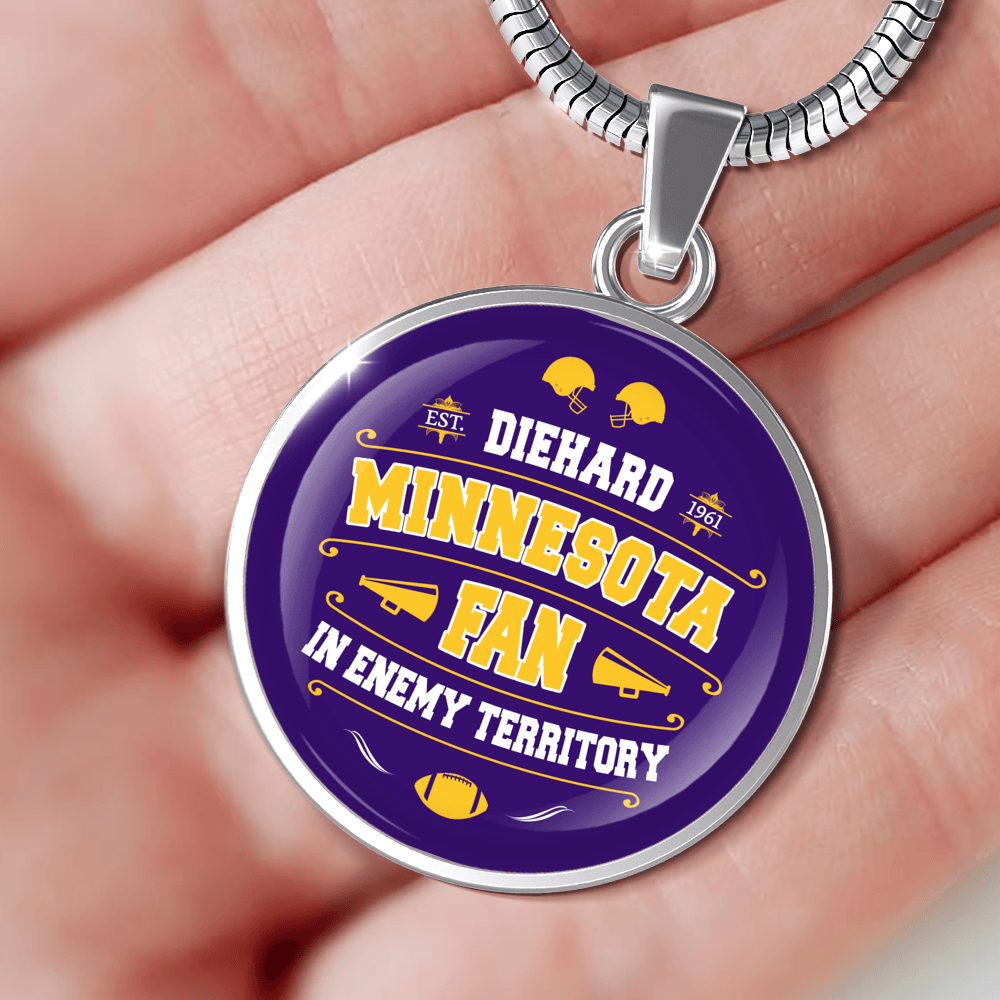 Designs by MyUtopia Shout Out:Diehard Minnesota Fan In Enemy Territory Handcrafted Jewelry