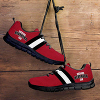 Load image into Gallery viewer, Designs by MyUtopia Shout Out:Diehard Nebraska Fan Running Shoes,Kid&#39;s / 11 CHILD (EU28) / Red/White,Running Shoes
