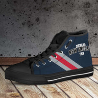 Load image into Gallery viewer, Designs by MyUtopia Shout Out:Diehard New England Fan Canvas High Top Shoes
