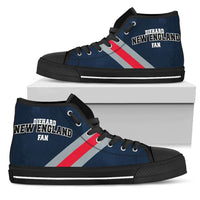 Load image into Gallery viewer, Designs by MyUtopia Shout Out:Diehard New England Fan Canvas High Top Shoes

