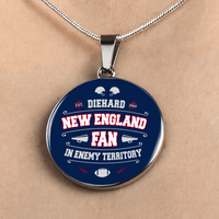 Load image into Gallery viewer, Designs by MyUtopia Shout Out:Diehard New England Fan In Enemy Territory Handcrafted Jewelry
