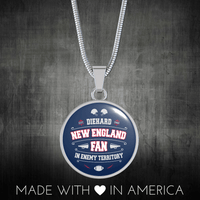 Load image into Gallery viewer, Designs by MyUtopia Shout Out:Diehard New England Fan In Enemy Territory Handcrafted Jewelry
