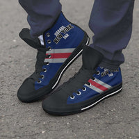 Load image into Gallery viewer, Designs by MyUtopia Shout Out:Diehard New York Giants Fan Canvas High Top Shoes
