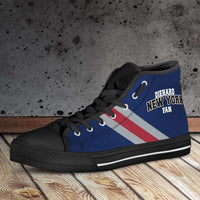 Load image into Gallery viewer, Designs by MyUtopia Shout Out:Diehard New York Giants Fan Canvas High Top Shoes
