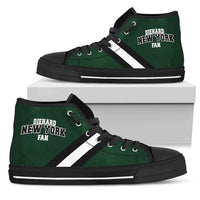 Load image into Gallery viewer, Designs by MyUtopia Shout Out:Diehard New York Jets Fan Canvas High Top Shoes

