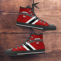 Load image into Gallery viewer, Designs by MyUtopia Shout Out:Diehard North Carolina Fan Canvas High Top Shoes
