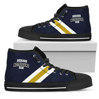 Load image into Gallery viewer, Designs by MyUtopia Shout Out:Diehard Notre Dame Fan Canvas High Top Shoes
