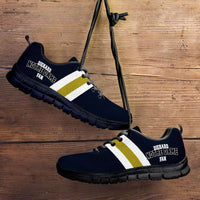 Load image into Gallery viewer, Designs by MyUtopia Shout Out:Diehard Notre Dame Fan Running Shoes,Kid&#39;s / 11 CHILD (EU28) / Black/Gold,Running Shoes
