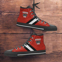 Load image into Gallery viewer, Designs by MyUtopia Shout Out:Diehard Ohio State Fan Canvas High Top Shoes
