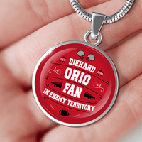 Load image into Gallery viewer, Designs by MyUtopia Shout Out:Diehard Ohio State Fan In Enemy Territory Handcrafted Jewelry

