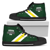 Load image into Gallery viewer, Designs by MyUtopia Shout Out:Diehard Oregon Fan Canvas High Top Shoes
