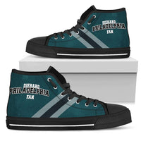 Load image into Gallery viewer, Designs by MyUtopia Shout Out:Diehard Philadelphia Fan Canvas High Top Shoes
