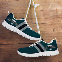 Load image into Gallery viewer, Designs by MyUtopia Shout Out:Diehard Philadelphia Fan Running Shoes,Kid&#39;s / 11 CHILD (EU28) / Midnight Green/Black,Running Shoes
