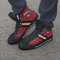 Load image into Gallery viewer, Designs by MyUtopia Shout Out:Diehard San Francisco Fan Canvas High Top Shoes
