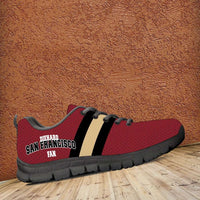Load image into Gallery viewer, Designs by MyUtopia Shout Out:Diehard San Francisco Fan Running Shoes
