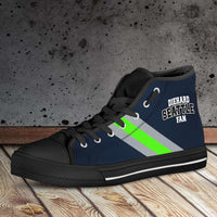 Load image into Gallery viewer, Designs by MyUtopia Shout Out:Diehard Seattle Fan Canvas High Top Shoes
