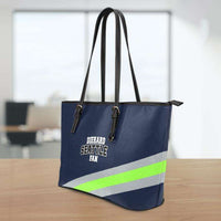 Load image into Gallery viewer, Designs by MyUtopia Shout Out:Diehard Seattle Fan Faux Leather Totebag Purse
