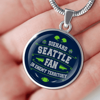 Load image into Gallery viewer, Designs by MyUtopia Shout Out:Diehard Seattle Fan In Enemy Territory Handcrafted Jewelry
