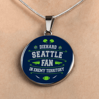 Load image into Gallery viewer, Designs by MyUtopia Shout Out:Diehard Seattle Fan In Enemy Territory Handcrafted Jewelry
