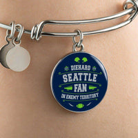 Load image into Gallery viewer, Designs by MyUtopia Shout Out:Diehard Seattle Fan In Enemy Territory Handcrafted Jewelry
