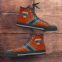 Load image into Gallery viewer, Designs by MyUtopia Shout Out:Diehard Syracuse Fan Canvas High Top Shoes
