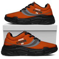 Load image into Gallery viewer, Designs by MyUtopia Shout Out:Diehard Syracuse Fan Chunky Sole Sneakers - Orange
