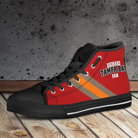 Load image into Gallery viewer, Designs by MyUtopia Shout Out:Diehard Tampa Bay Fan Canvas High Top Shoes
