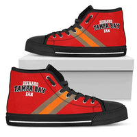 Load image into Gallery viewer, Designs by MyUtopia Shout Out:Diehard Tampa Bay Fan Canvas High Top Shoes
