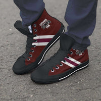 Load image into Gallery viewer, Designs by MyUtopia Shout Out:Diehard Texas Aggies Fan Canvas High Top Shoes
