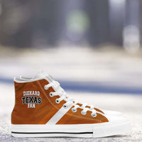 Load image into Gallery viewer, Designs by MyUtopia Shout Out:Diehard Texas Fan Canvas High Top Shoes

