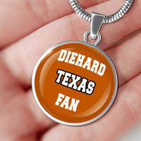 Load image into Gallery viewer, Designs by MyUtopia Shout Out:Diehard Texas Fan Handcrafted Jewelry - UTEXCF
