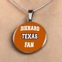 Load image into Gallery viewer, Designs by MyUtopia Shout Out:Diehard Texas Fan Handcrafted Jewelry - UTEXCF
