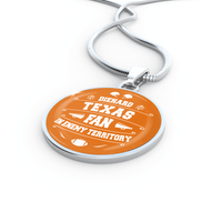 Load image into Gallery viewer, Designs by MyUtopia Shout Out:Diehard Texas Fan in Enemy Territory Handcrafted Necklace
