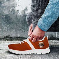 Load image into Gallery viewer, Designs by MyUtopia Shout Out:Diehard Texas Fan Running Shoes Orange
