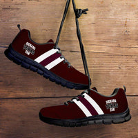Load image into Gallery viewer, Designs by MyUtopia Shout Out:Diehard Texas Fan Running Shoes Red,Kid&#39;s / 11 CHILD (EU28) / Maroon/White,Running Shoes

