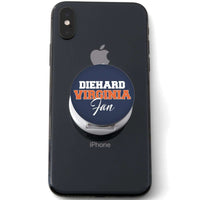 Load image into Gallery viewer, Designs by MyUtopia Shout Out:Diehard Virginia Fan Hinged Pop-out Phone Grip and stand for Smartphones and Tablets
