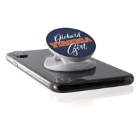 Load image into Gallery viewer, Designs by MyUtopia Shout Out:Diehard Virginia Girl Hinged Pop-out Phone Grip and Stand for Smartphones and Tablets
